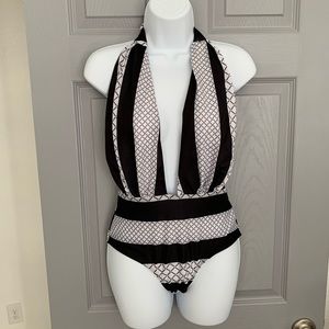 Deep V Plunge & Backless One Piece Suit